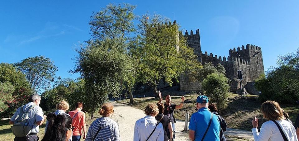 Minho: Private Braga and Guimarães Tour - Guimarães Castle and Royal Statue