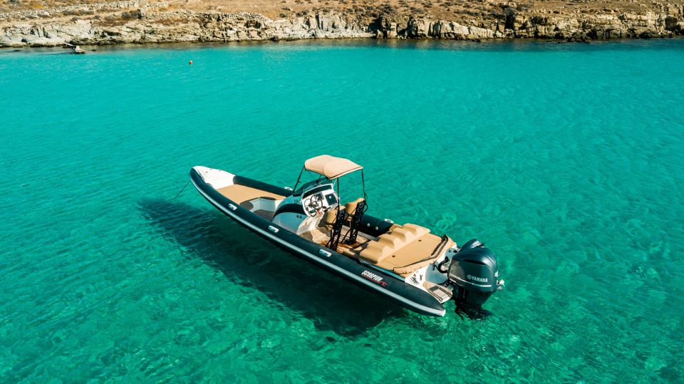 Mykonos: Customized Private RIB Cruise With Swim Stops - Included Amenities