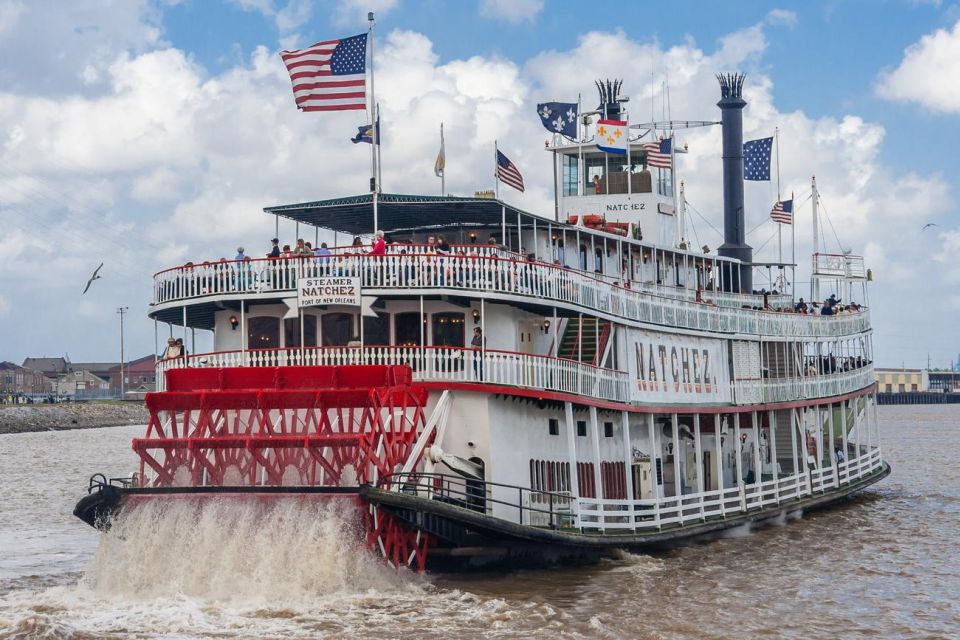 New Orleans: Guided City Drive and Steamboat Cruise - Pickup and Meeting Point