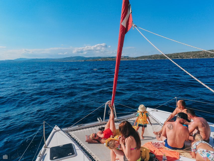 Nikiti: Private Catamaran Day Cruise With Open Bar - Meeting Point and Logistics