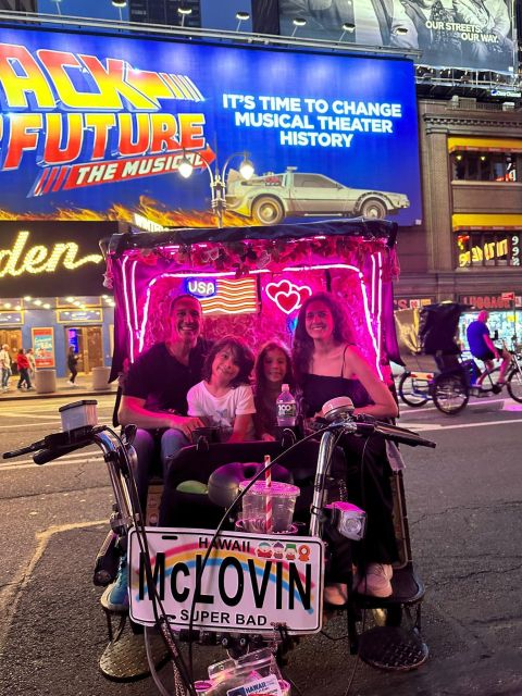 NYC: Rockettes Christmas Spectacular Pedicab Rides - Private Group Experience