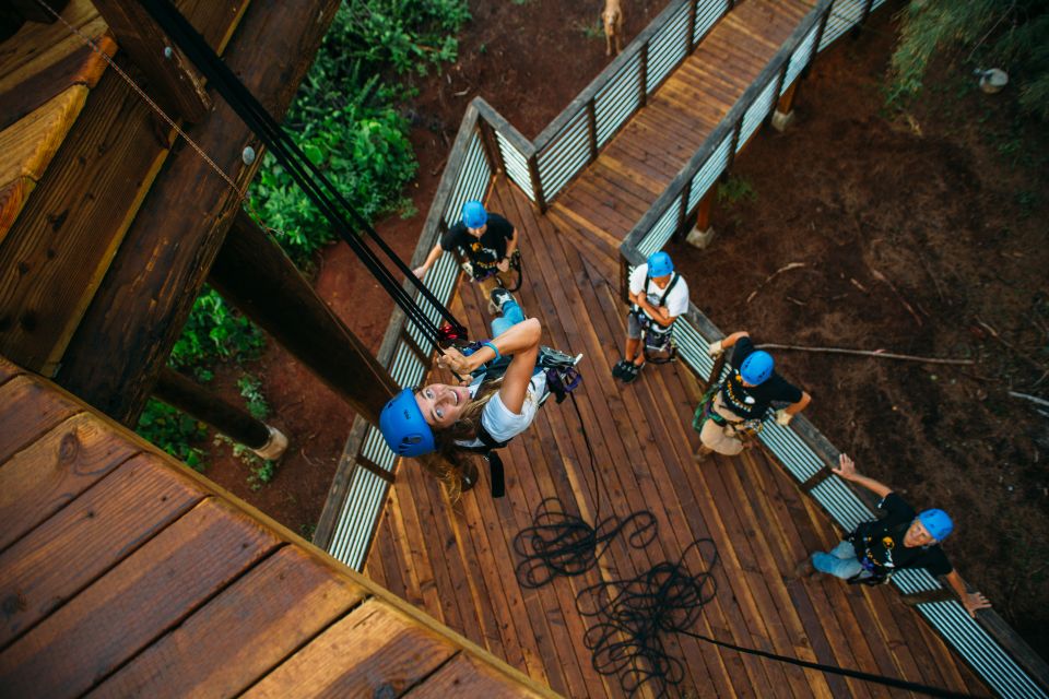 Oahu: North Shore Zip Line Adventure With Farm Tour - Thrilling Adventure Elements