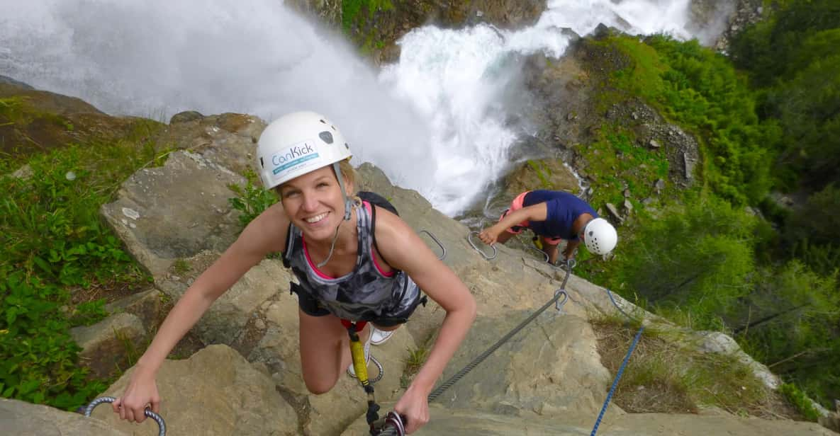 Ötztal: via Ferrata Climbing at Stuibenfall With Swimming - What to Expect