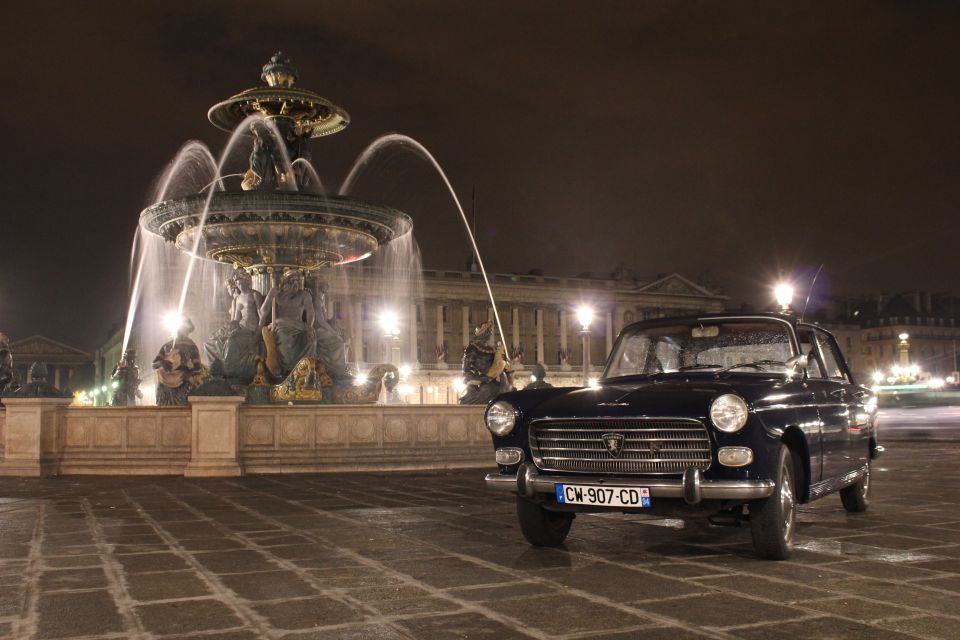 Paris: 1.5-Hour Vintage Car Night Tour - Meeting Point