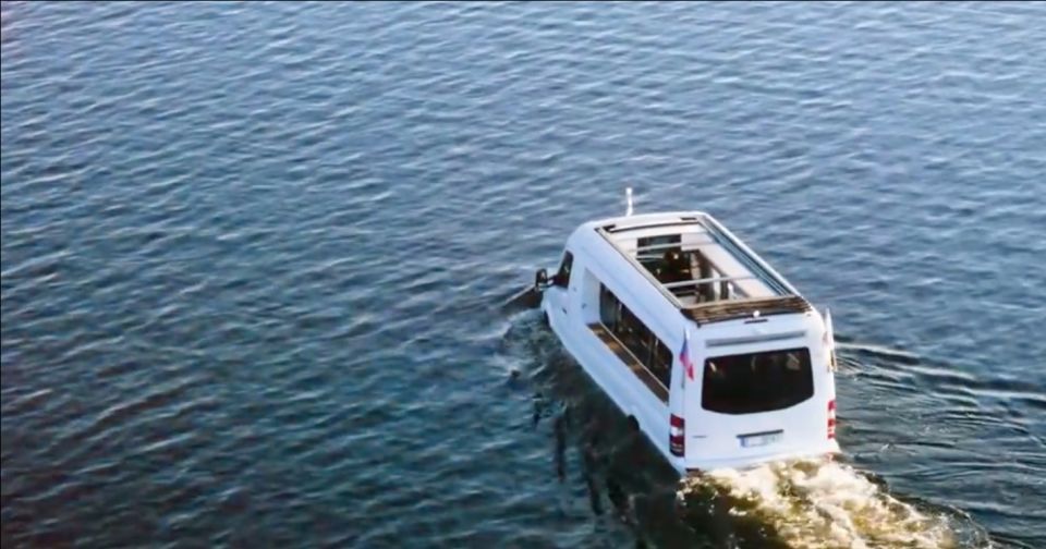 Paris: Amphibious Minibus From Versailles Boat and Road Tour - Planned Activities