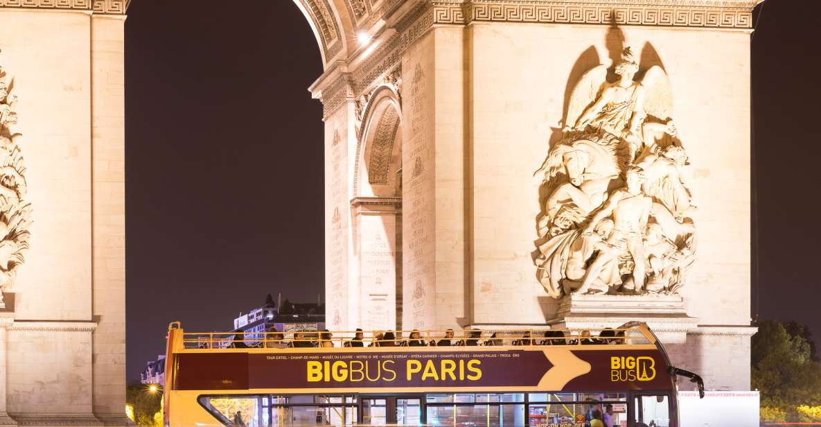 Paris: Big Bus Hop-on Hop-off Tour & Panoramic Night Tour - Inclusions and Amenities