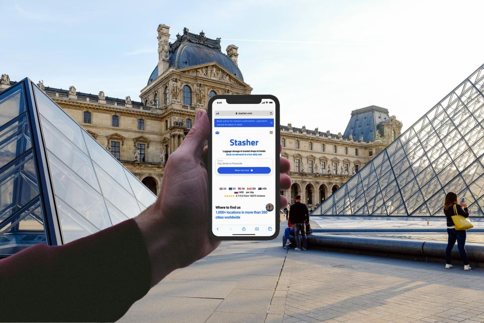 Paris: Luggage Storage in Louvre Museum - Flexible Reservation and Cancellation