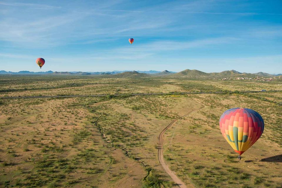 Phoenix: Hot Air Balloon Ride With Champagne and Catering - Pilot-Guided Sightseeing Tour