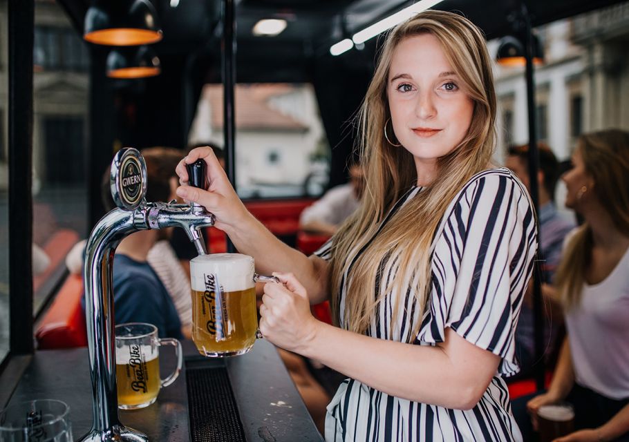 Prague: Airport Transfer Beer Party Bus With Unlimited Beer - Inclusions and Restrictions