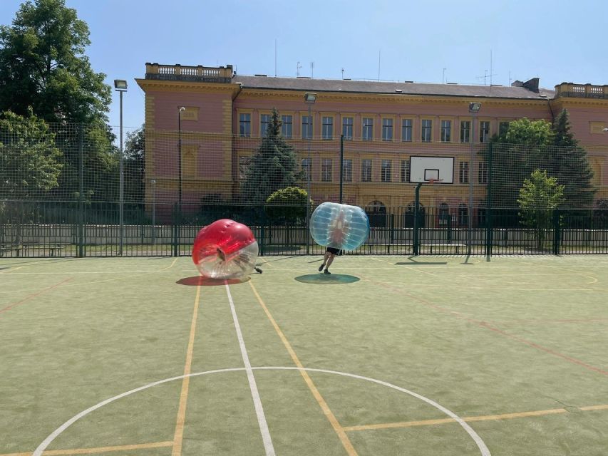 Prague: Bubbles Football in City Centre of Prague - Meeting Point