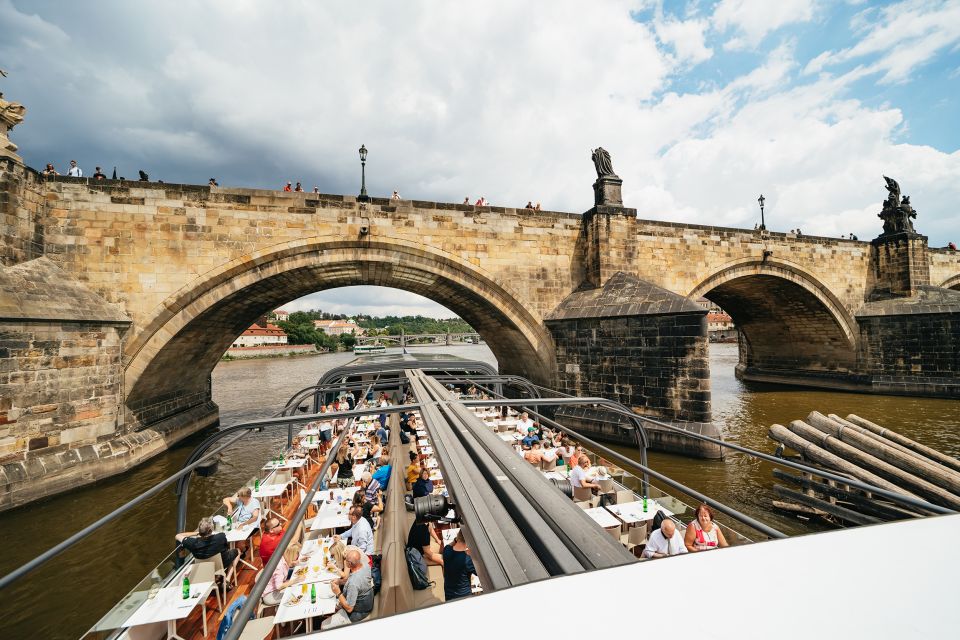 Prague: Vltava River Lunch Cruise in an Open-Top Glass Boat - Included in the Cruise