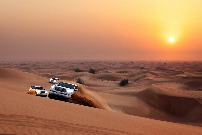 Private 4x4 Sunrise Desert Safari With Refreshments & Camel Ride in Dubai - Exhilarating Dune Bashing