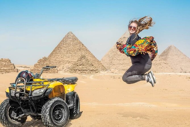 Private Giza Pyramids, Sphinx, Quad Bike, Camel Ride, Nile Dinner Cruise - Private Transport and Guide