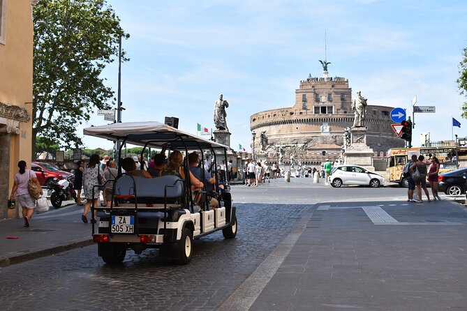 Private Rome Golf Cart Tour With Guided Tour Inside Colosseum - Private Tour