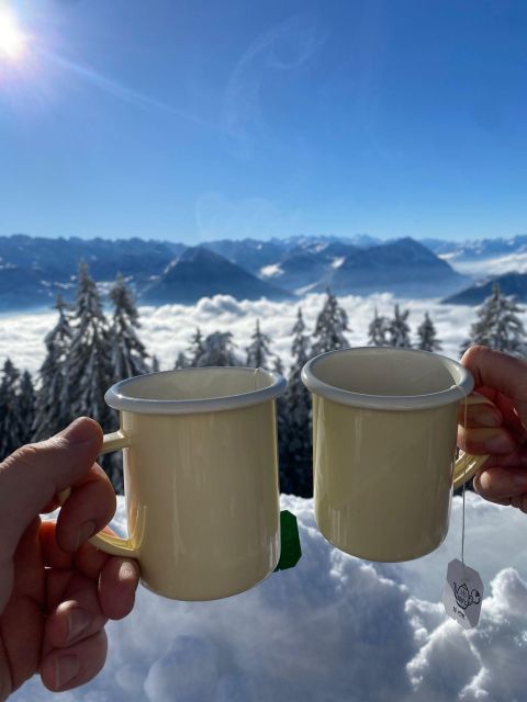 Rigi: Romantic Chococolat Fondue Picnic for 2 - Starting Location and Train Ride