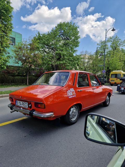 Romanian Vintage Car Driving Tour of Bucharest - 90min - Inclusions