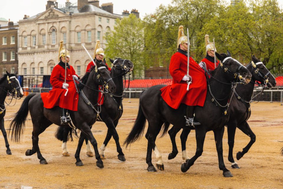 Skip the Line Westminster Abbey & Guard Change - Royal Guards Crossing the Park