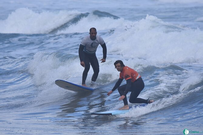 Surf Class in Famara 9:15 AM - 12:00 PM or 11:45 AM - 2:30 PM (2-Hour Class) - Restrictions