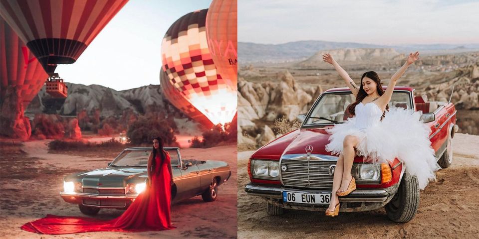 Taking Photos With a Classic Car in Cappadocia - Photographers Expertise and Assistance