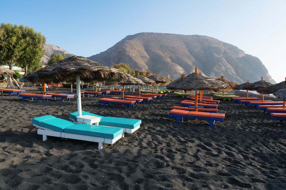 Thera: 4-Hour Santorini Beach Private Tour - Perissa Black Sand Beach