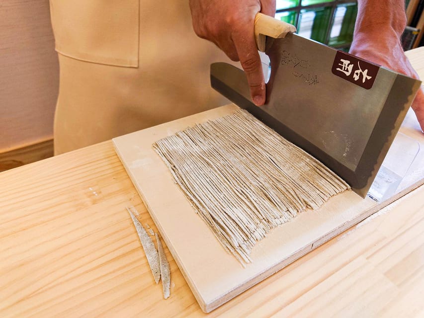 Tokyo Kappabashi : Soba Making Experience! The SOBAGIRI - Dining Experience