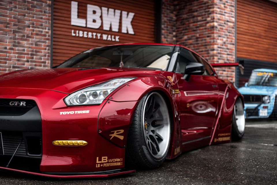 Tokyo:Be a Member Tokyo Car Club LBWK GT-R35 Ride at Daikoku - Powerful GTR Liberty Walk