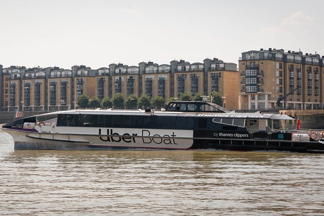 Uber Boat by Thames Clippers - Single River Journey on the Thames - Convenient Public Transport