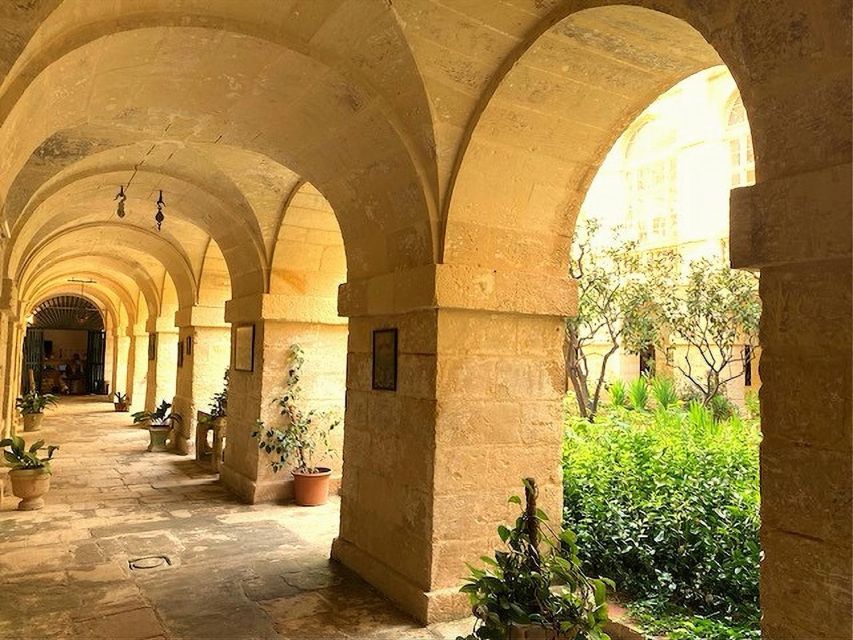 Valletta: Monastery and Secret Garden in Heart of the City. - Architectural Highlights and the Crypt