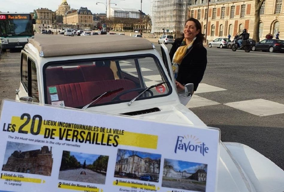 Versailles: 2-Hour City Tour in a Vintage Car & Extension Park - Marvel at the Architecture