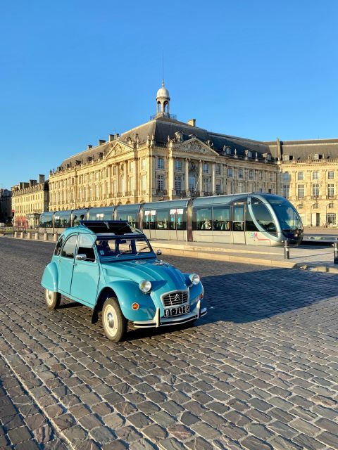 Visit of Bordeaux Unesco by 2cv Car & Delicacies - Crossing the Pont De Pierre