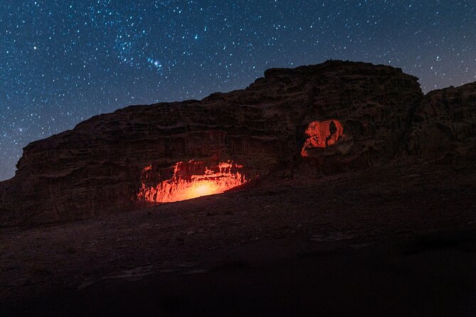 Wadi Rum Cave Camping With Jeep Tour - Overnight Stay at Cave