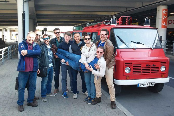 Warsaw Layover Tour (Chopin Airport) by Retro Minibus - Communist-Era Fire Van Transport