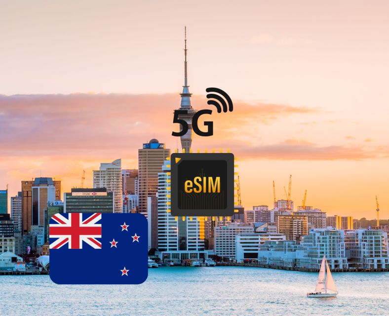 Wellington : Esim Internet Data Plan New Zealand 5g/4g - Instant Activation and Connectivity