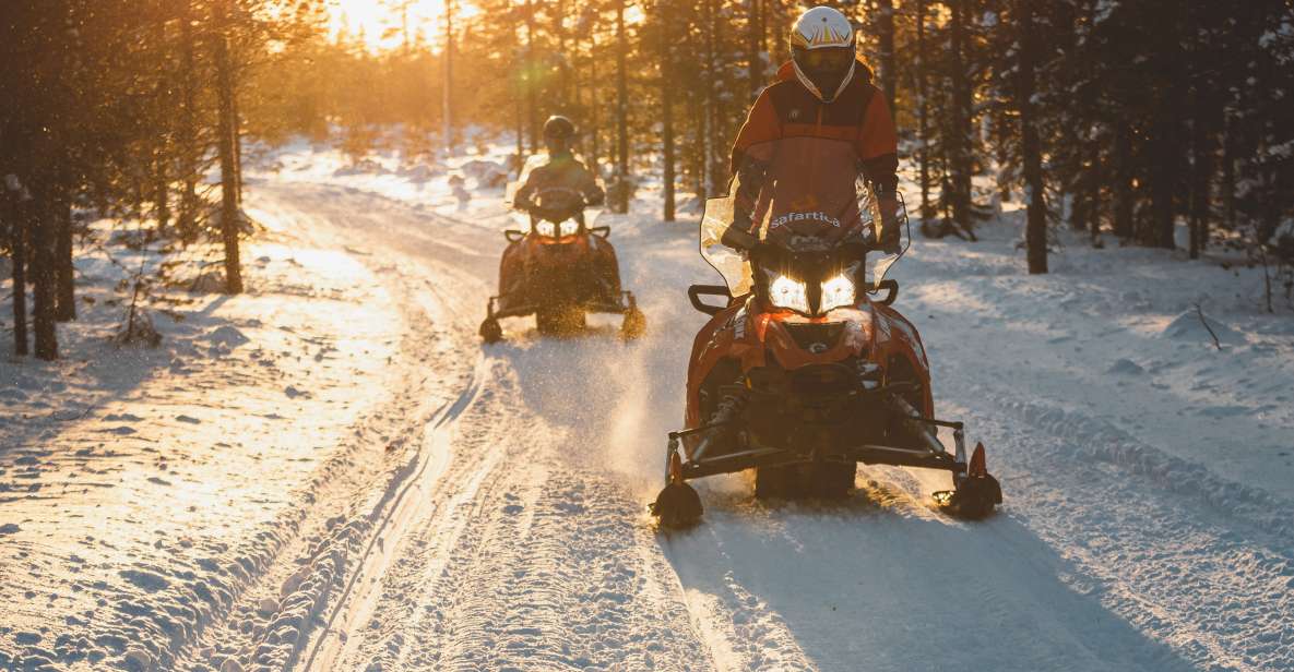 Yllä̈s: Snowmobile Tour to Arctic Snow Village & Snack - Snowmobile Safari Highlights