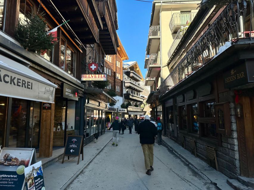 Zurich Private Tour: Zermatt & Gornergrat Scenic Railway - Exploring Zermatt Village