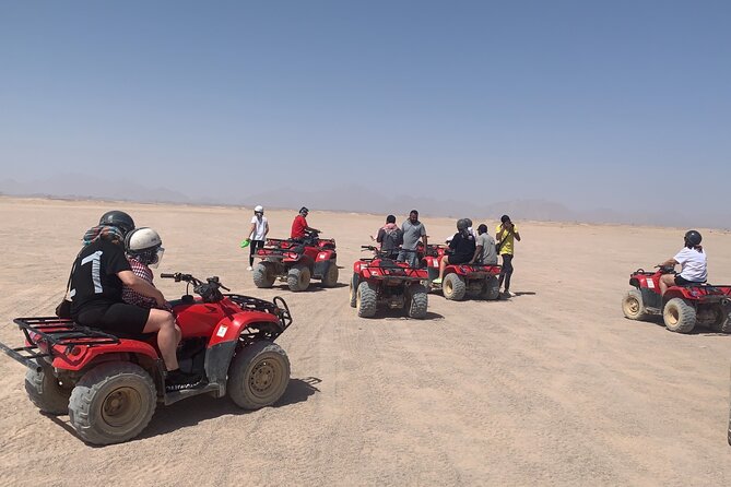 5 Hours Desert Quad Bike Safari & Camel Ride + Dinner + Folklore - Key Points