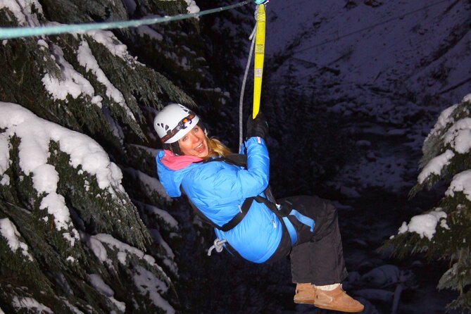 2 Hour Late Afternoon Winter Zipline Adventure - Group Size and Tour Duration