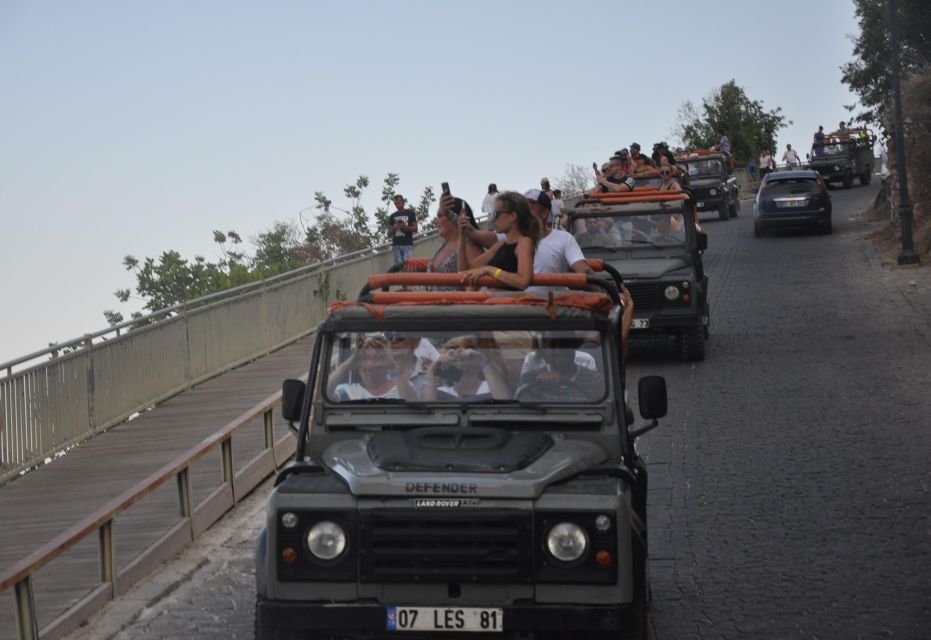 Alanya: Evening Jeep Tour With Sunset Boat Trip and Dinner - Panoramic Views of Alanya