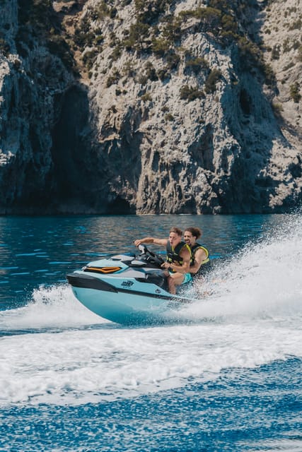 Alcudia: Jetski Tour Coll Baix Beach & Caves (Free Photos) - Reaching Coll Baix Beach