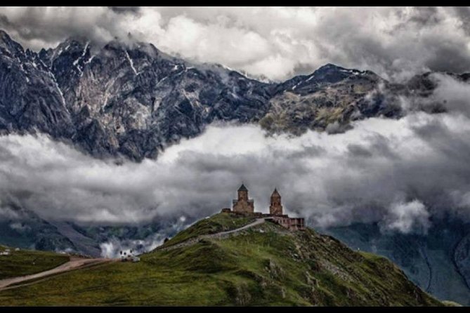 Ananuri, Gudauri, Kazbegi. The Georgian Military Road. Private Tour. - Jeep Drive to Church