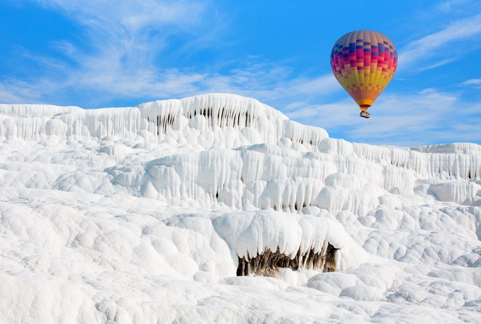 Antalya: Pamukkale and Hierapolis Trip With Hot Air Balloon - Visiting the Healing and Spiritual Center