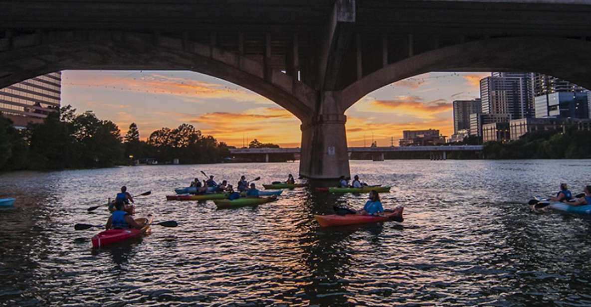 Austin: Congress Avenue Sunset Bat Kayaking Tour - Important Information