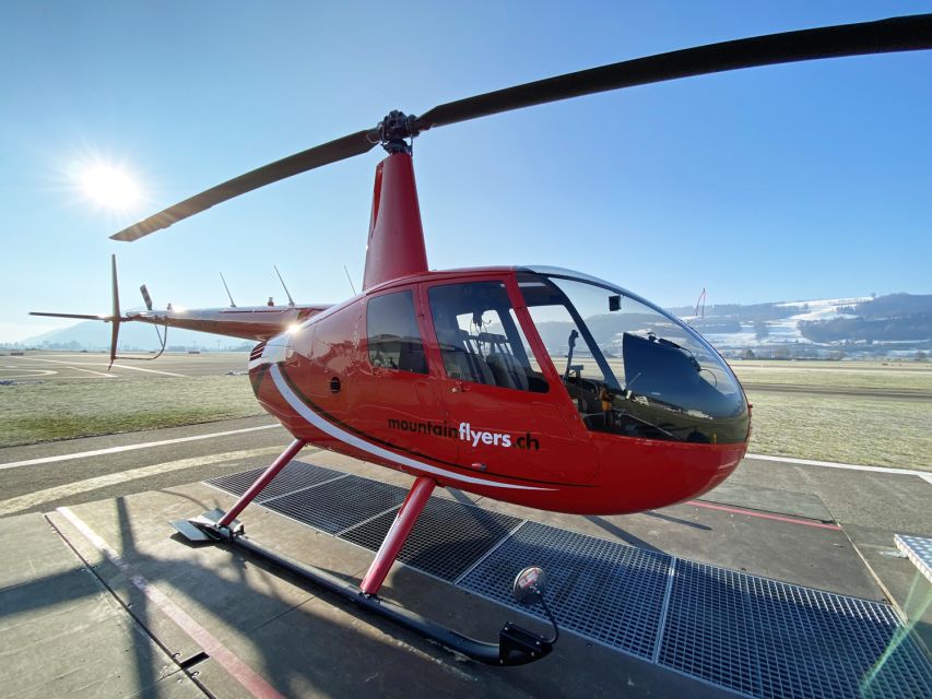 Bern: Private 18-Minute Helicopter Flight - Safety Briefing at Bern-Belp Airport