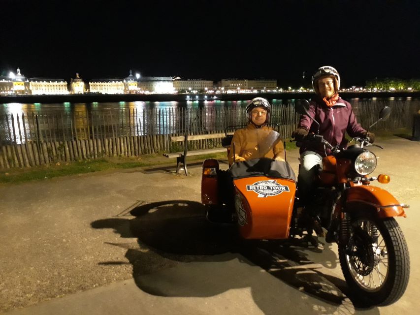 Bordeaux: Nighttime Sidecar Tour With Wine Tasting - Wheelchair Accessibility