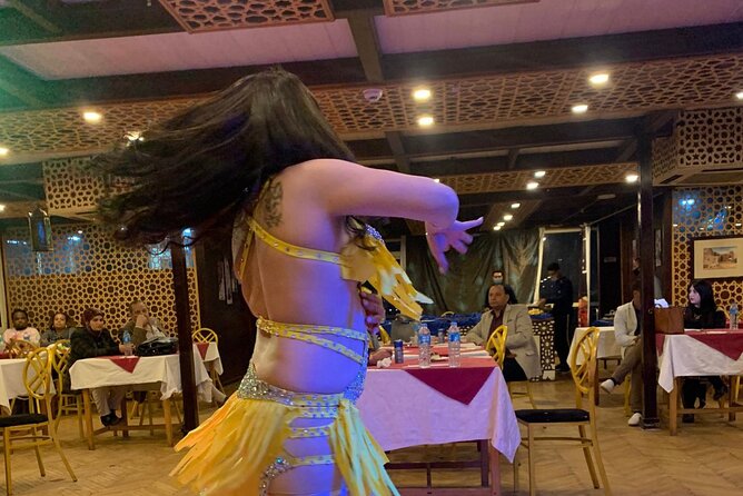 Cairo Dinner Nile Cruise ,Belly Dancer and Tanora Show and Dinner - Private Transportation and Pickup