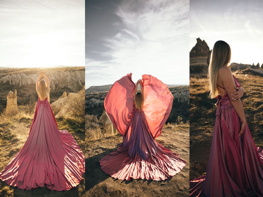 Cappadocia: Photo Shooting With Flying Dresses - Personalized Reel Videos Included