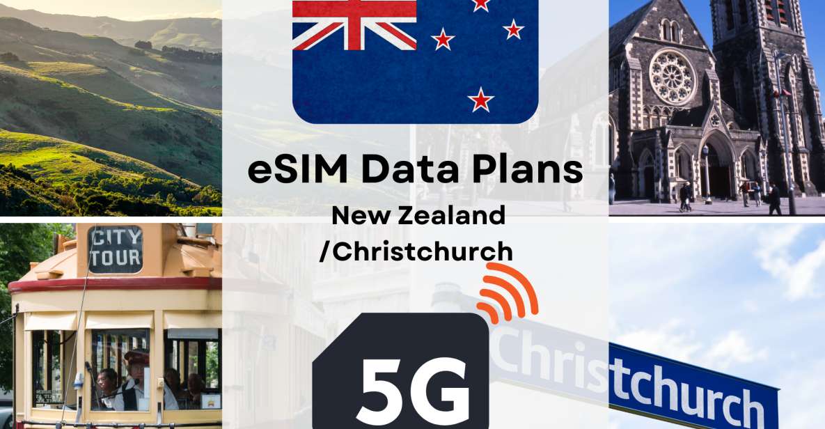 Christchurch :Esim Internet Data Plan High-Speed 4g/5g - Esim Device Compatibility