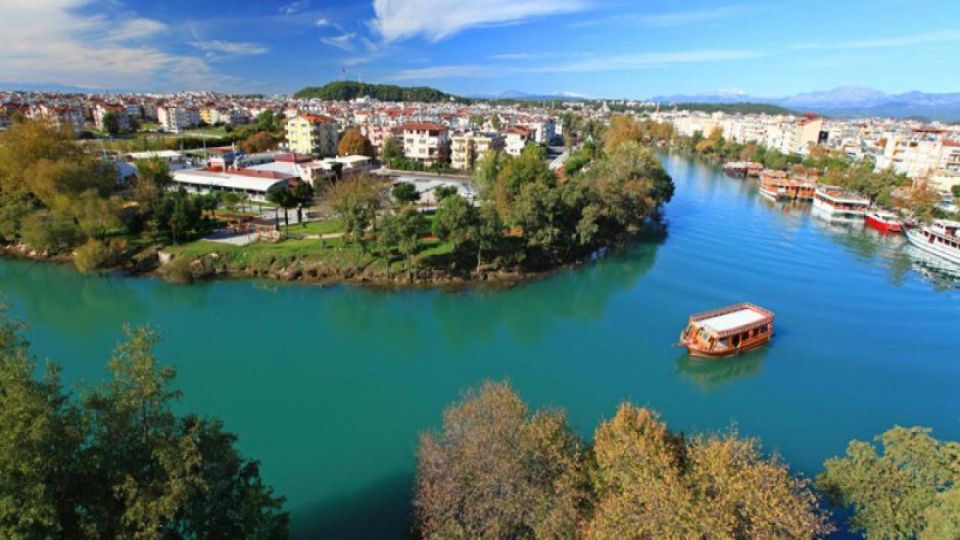 City of Side: Cruise With Manavgat Waterfall & Bazaar Visit - Boğaz Beach Break and Swimming