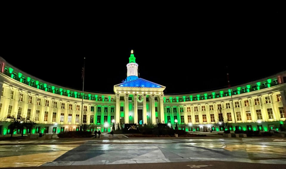 Denver: Holiday Lights & History Walking Tour - Getting There and Parking