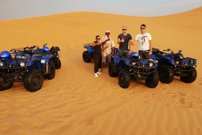 Desert Safari, Quad Bike, Sand Boarding, Camel Ride, Camp Dinner - Cancellation Policy